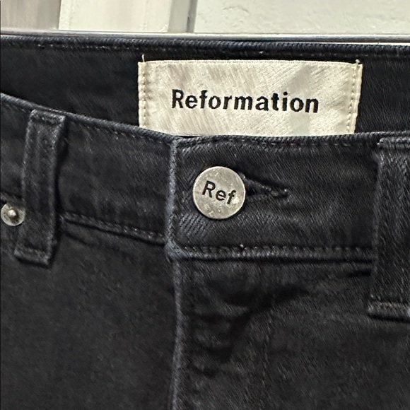 Reformation Jeans Women’s Camille High Rise Skinny Distressed Size 24 - Picture 5 of 11